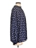 Ann Taylor LOFT Outlet 100% Polyester Blue Long Sleeve Blouse Size M - photo 4