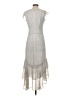 Tommy Hilfiger 100% Polyester Polka Dots Gray Ivory Cocktail Dress Size 4 - photo 2