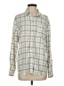 Southern Tide Plaid Ivory Long Sleeve Button-Down Shirt Size S - photo 1
