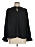 Ann Taylor LOFT 100% Polyester Black Long Sleeve Blouse Size M - photo 1