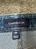 Charter Club Chevron-herringbone Blue Jeans Size 14 - photo 3