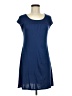 Three Dots Solid Blue Casual Dress Size M - photo 1