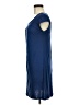 Three Dots Solid Blue Casual Dress Size M - photo 5