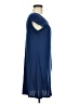 Three Dots Solid Blue Casual Dress Size M - photo 4