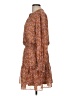 Lush 100% Polyester Paisley Brown Cocktail Dress Size M - photo 5