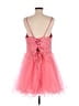 Unbranded 100% Polyester Pink Cocktail Dress Size M (estimated) - photo 2