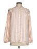 Ann Taylor LOFT Pink Long Sleeve Blouse Size M - photo 1