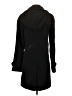 Calvin Klein 100% Polyester Black Trenchcoat Size S - photo 2