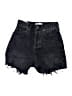 AGOLDE 100% Cotton Black Denim Shorts Size 23 waist - photo 1