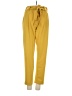 Wearever Solid Yellow Casual Pants Size S - photo 1