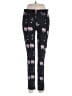 Betabrand Print Black Casual Pants Size S - photo 1