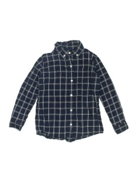 Janie And Jack Long Sleeve Button Down Shirt