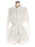 Mable 100% Rayon White Romper Size M - photo 1
