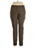 St. John Brown Casual Pants Size XL - photo 1