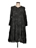 MELLODAY 100% Polyester Gray Casual Dress Size L (estimated) - photo 1