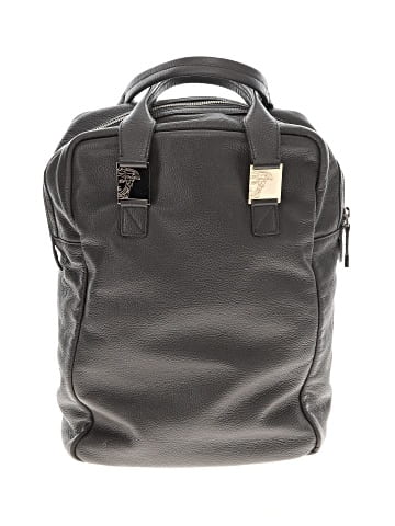 Versace Collection Leather Shoulder Bag (view 2)