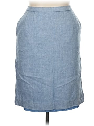 Pendleton Denim Skirt (view 1)