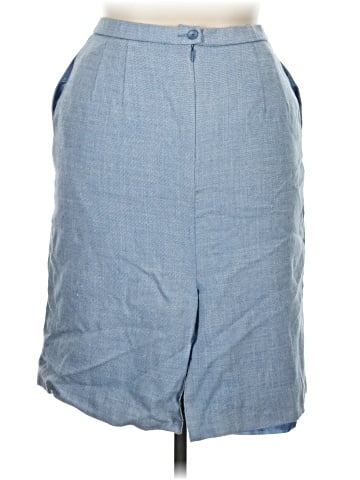 Pendleton Denim Skirt (view 2)