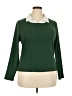 Unbranded 100% Polyester Green Long Sleeve Polo Size 3X - photo 1