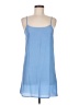Unbranded 100% Polyester Solid Blue Casual Dress Size M (estimated) - photo 1