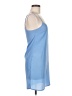 Unbranded 100% Polyester Solid Blue Casual Dress Size M (estimated) - photo 4