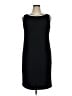 Maya Brooke Solid Black Cocktail Dress Size 16 - photo 1
