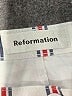 Reformation Stripes White Casual Pants Size 26 waist - photo 7