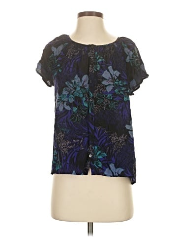 Yumi Kim Short Sleeve Silk Top (view 1)