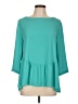 Assorted Brands Teal 3/4 Sleeve Blouse Size L - photo 1