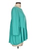Assorted Brands Teal 3/4 Sleeve Blouse Size L - photo 4