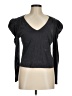 7 For All Mankind 100% Cotton Black 3/4 Sleeve Top Size M - photo 1