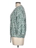 Como Blu 100% Rayon Animal Print Green 3/4 Sleeve Blouse Size L - photo 5