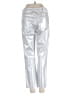 Jonathan Simkhai Metallic Silver Jeans Size 27 waist - photo 2
