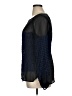 Samuel Dong 100% Polyester Black Long Sleeve Blouse Size XL - photo 5