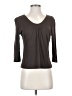 Talbots Gray 3/4 Sleeve Top Size S - photo 1