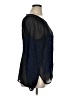 Samuel Dong 100% Polyester Black Long Sleeve Blouse Size XL - photo 4