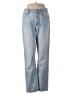 Madewell 100% Cotton Hearts Blue Jeans Size 28 waist - photo 1