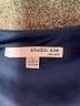 Studio One Paisley Black Casual Dress Size L - photo 7
