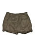 Humanoid 100% Linen Solid Green Khaki Shorts Size S - photo 2