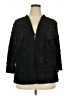 JS Collections 100% Polyester Black Cardigan Size 20 - photo 1