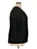 JS Collections 100% Polyester Black Cardigan Size 20 - photo 4