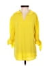 Shabby Apple 100% Polyester Yellow 3/4 Sleeve Blouse Size 2 - photo 1