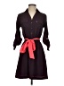 Express 100% Polyester Burgundy Casual Dress Size XS - photo 1