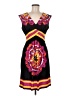 ECI Graphic Black Cocktail Dress Size 8 - photo 1