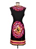 ECI Graphic Black Cocktail Dress Size 8 - photo 2