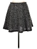 Buttons 100% Polyester Tweed Gray Casual Skirt Size M - photo 1