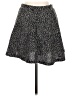 Buttons 100% Polyester Tweed Gray Casual Skirt Size M - photo 2