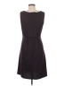 NY Collection 100% Polyester Solid Black Casual Dress Size M - photo 2