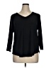 Last Tango Black 3/4 Sleeve Top Size 0X (estimated) - photo 1