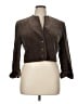Jaeger 100% Triacetate Brown Blazer Size 16 - photo 1